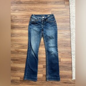 Silver Jeans Women's Dark Blue Boot Cut Jeans